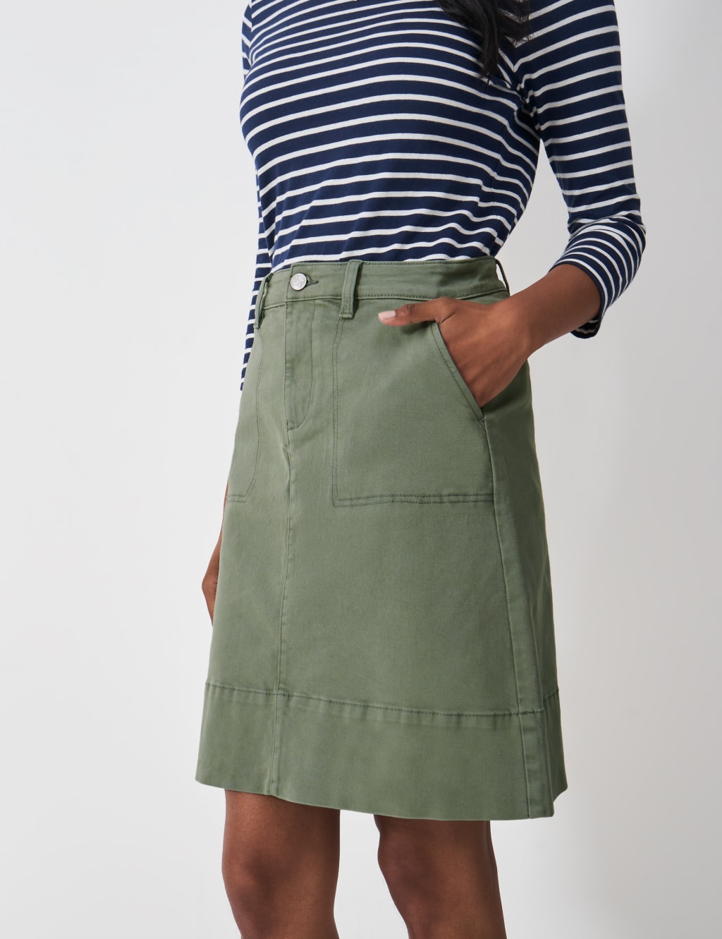 Denim Mini Skirt 4 of 5