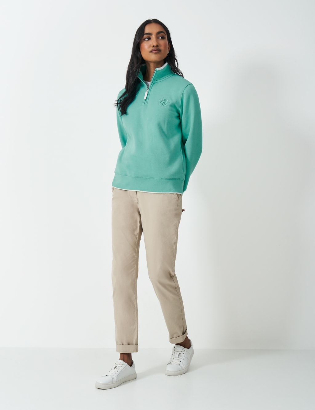 Cotton Rich Half Zip Sweatshirt 3 of 5