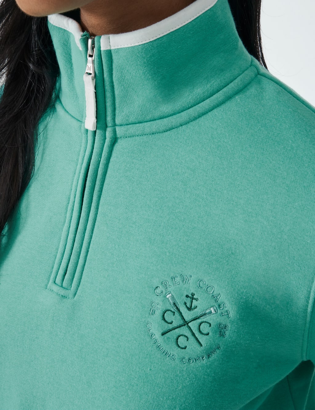 Cotton Rich Half Zip Sweatshirt 5 of 5