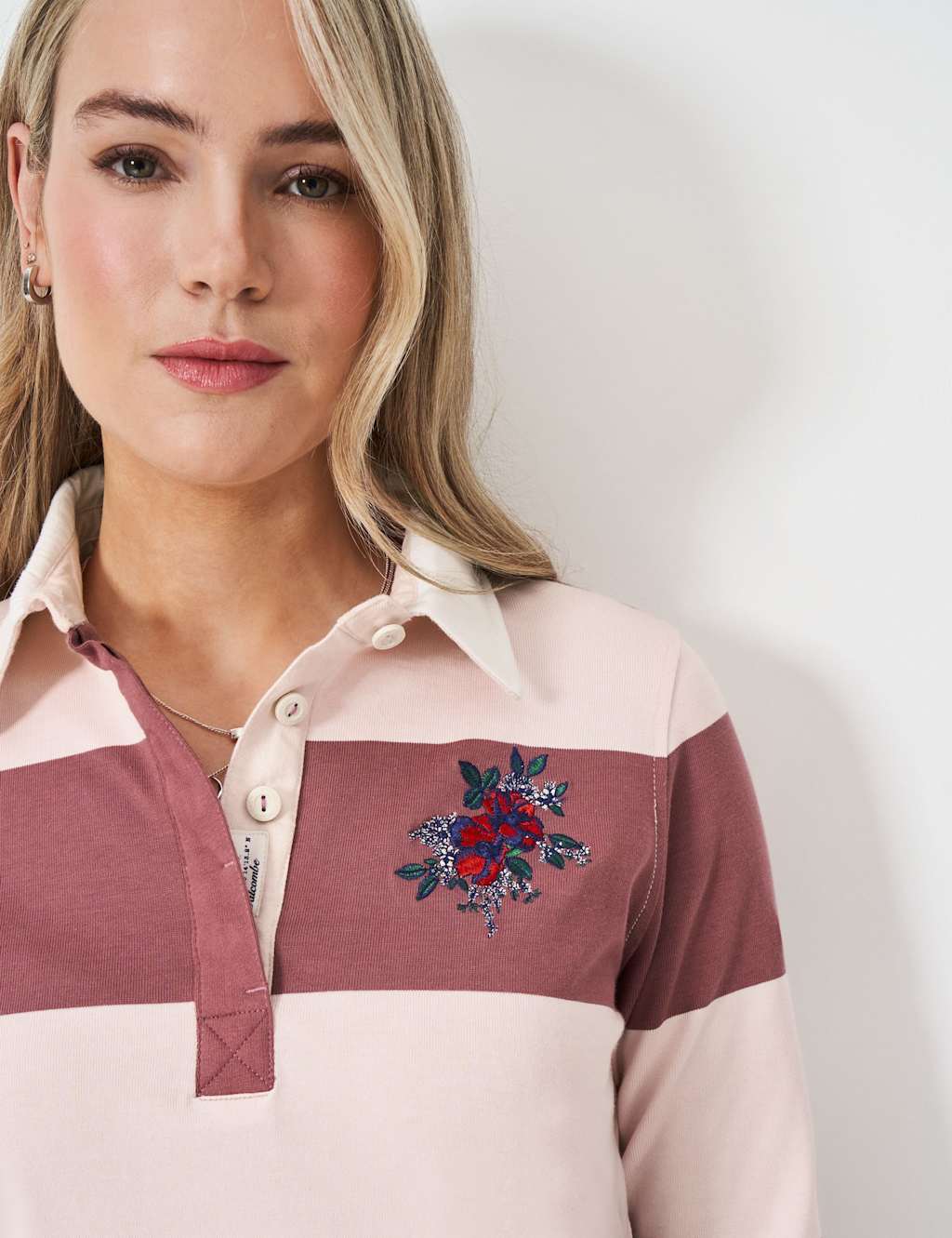 Pure Cotton Striped Rugby Top 5 of 5