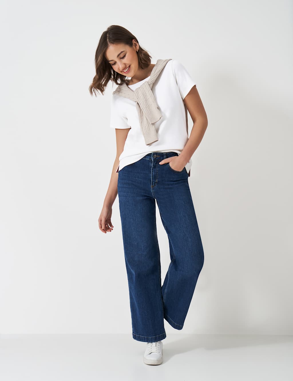 Pure Cotton Embroidered T-Shirt 3 of 5