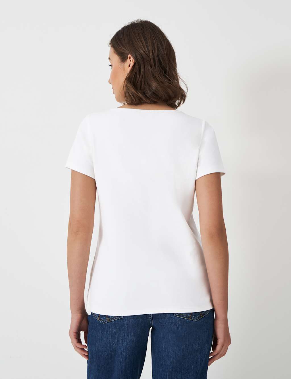 Pure Cotton Embroidered T-Shirt 4 of 5