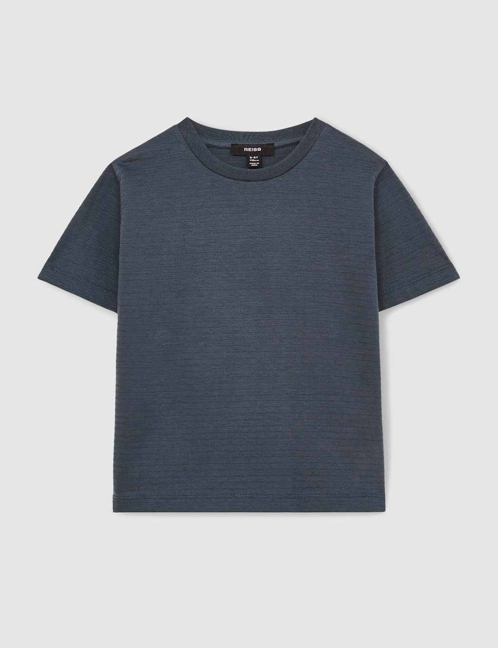 Pure Cotton Textured Stripe T-Shirt (3-14 Yrs) 2 of 4