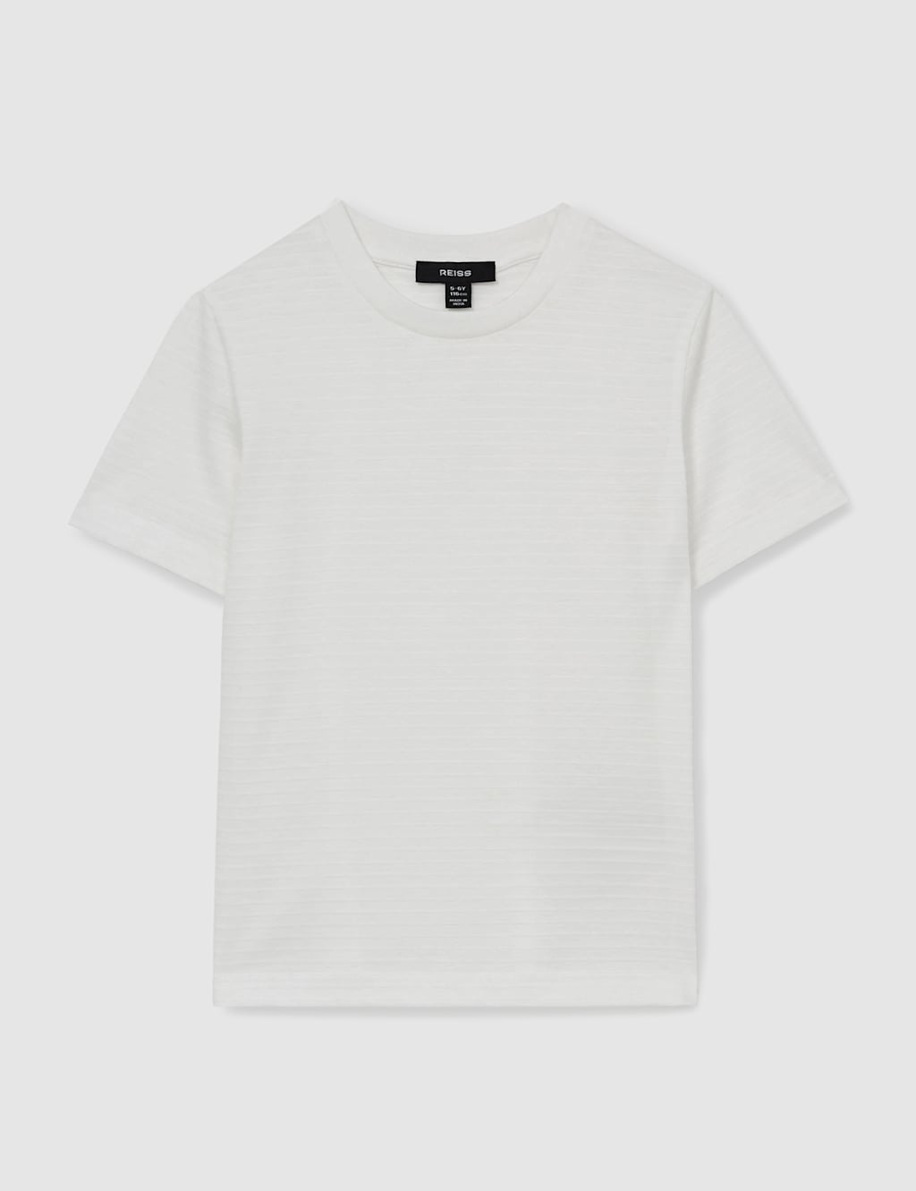 Pure Cotton Textured Stripe T-Shirt (3-14 Yrs) 2 of 4