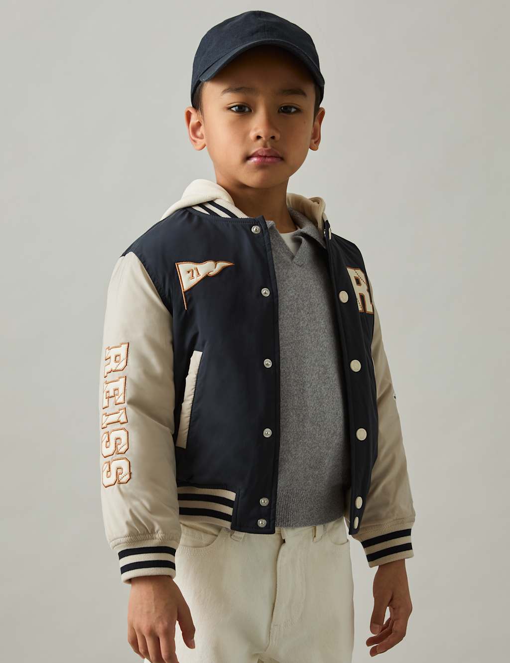 Padded Hooded Bomber Jacket (3-14 Yrs) 3 of 4