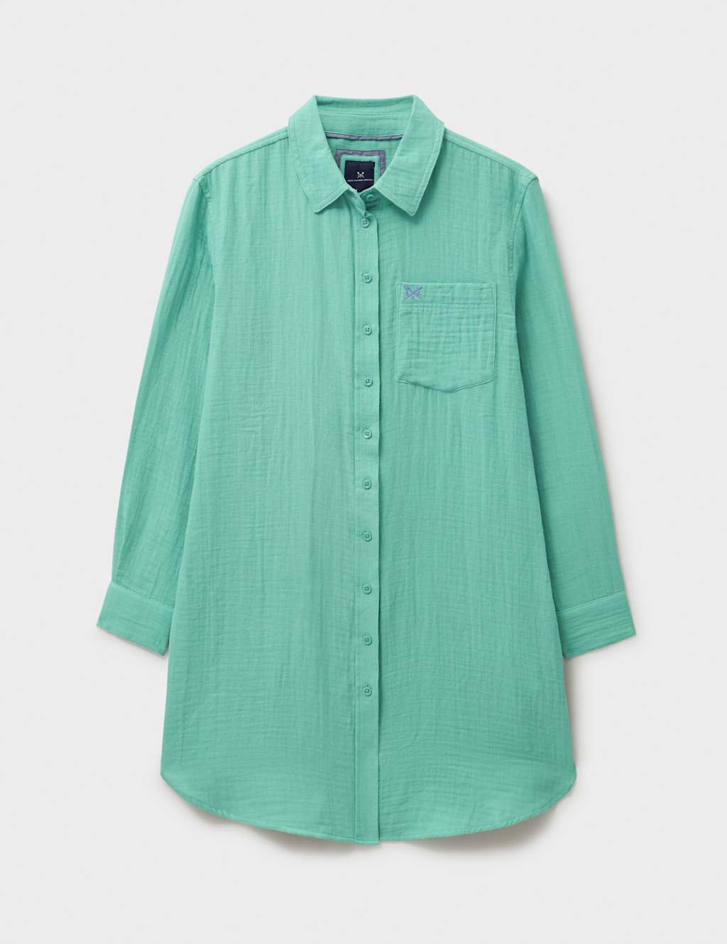 Pure Cotton Mini Beach Shirt Dress 2 of 5
