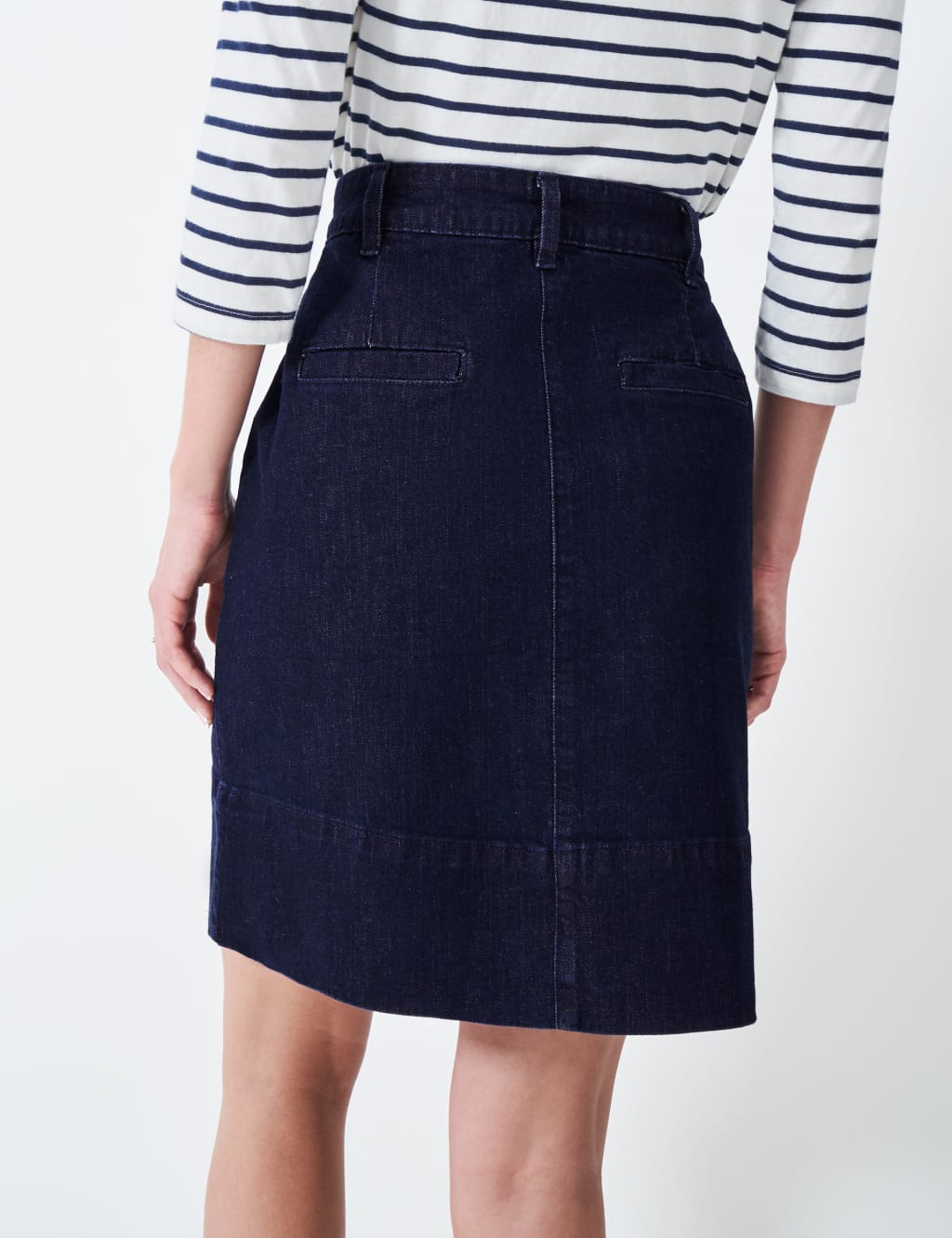 Denim Midi Skirt 4 of 5