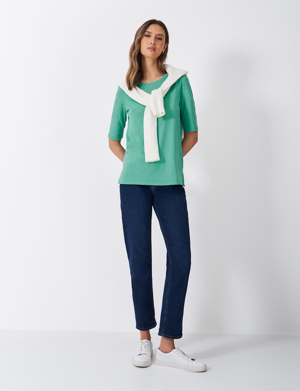 Pure Cotton Crew Neck T-Shirt 3 of 5