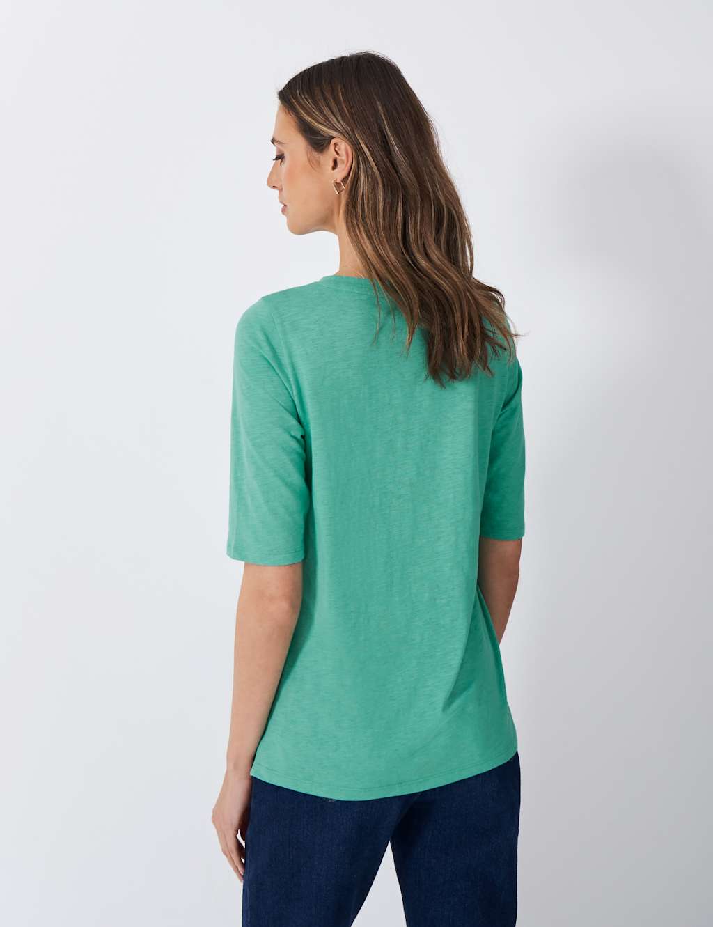 Pure Cotton Crew Neck T-Shirt 4 of 5