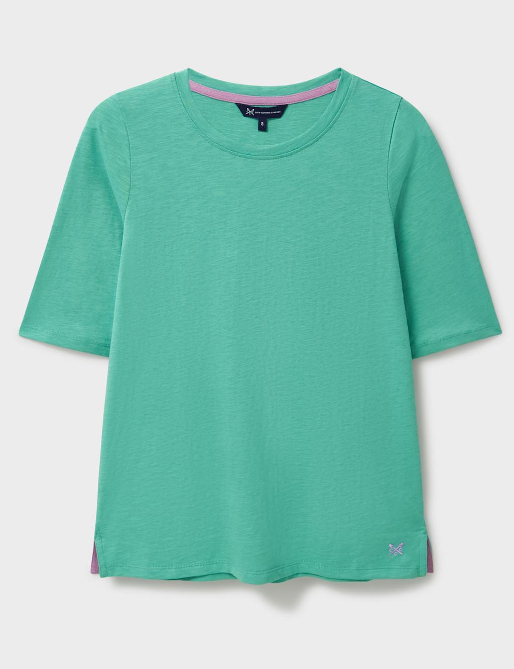 Pure Cotton Crew Neck T-Shirt 2 of 5