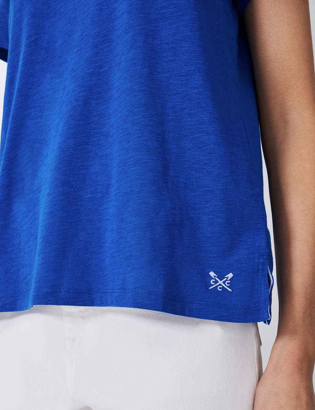 Pure Cotton V-Neck T-Shirt 4 of 5