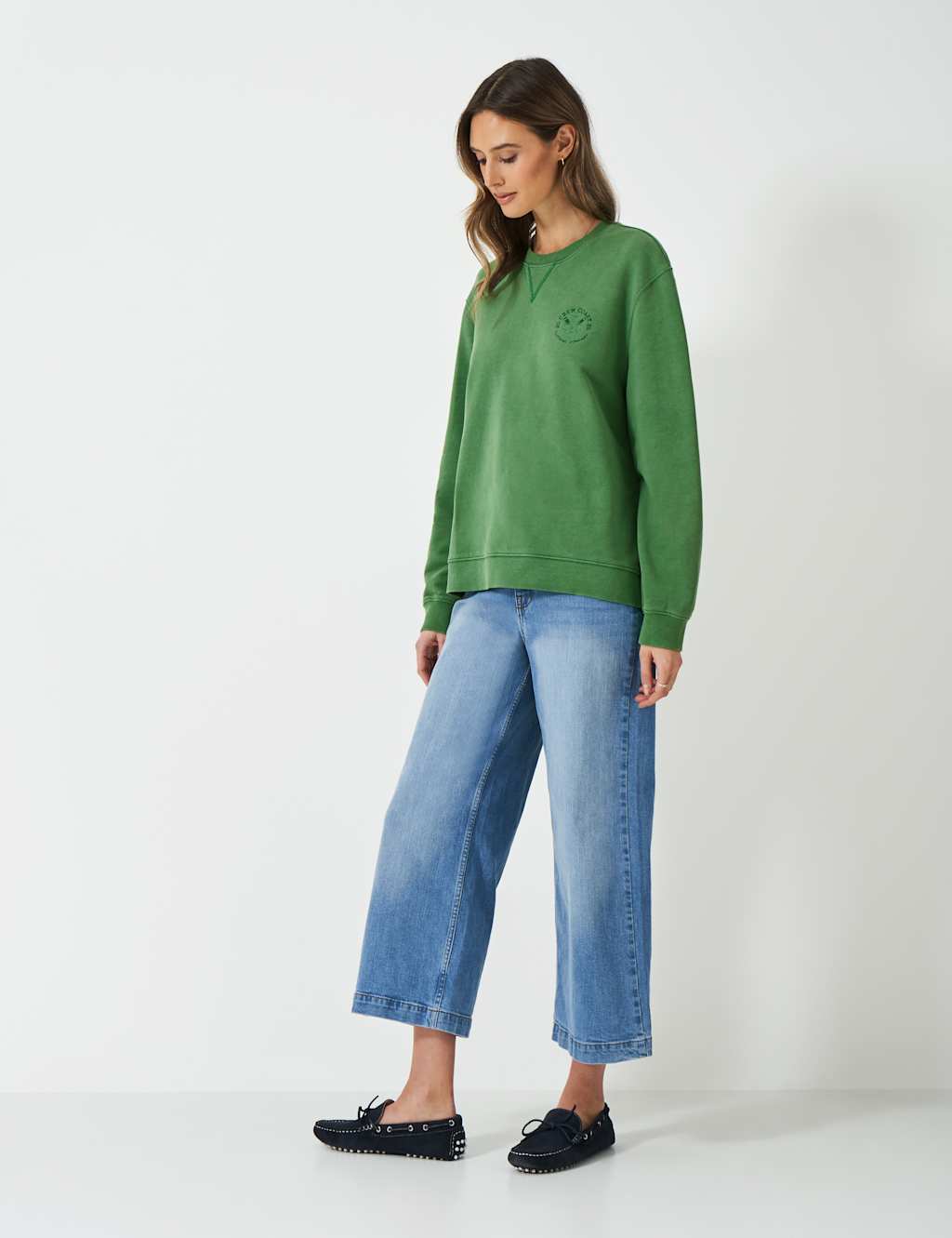 Pure Cotton Textured Sweatshirt 3 of 5