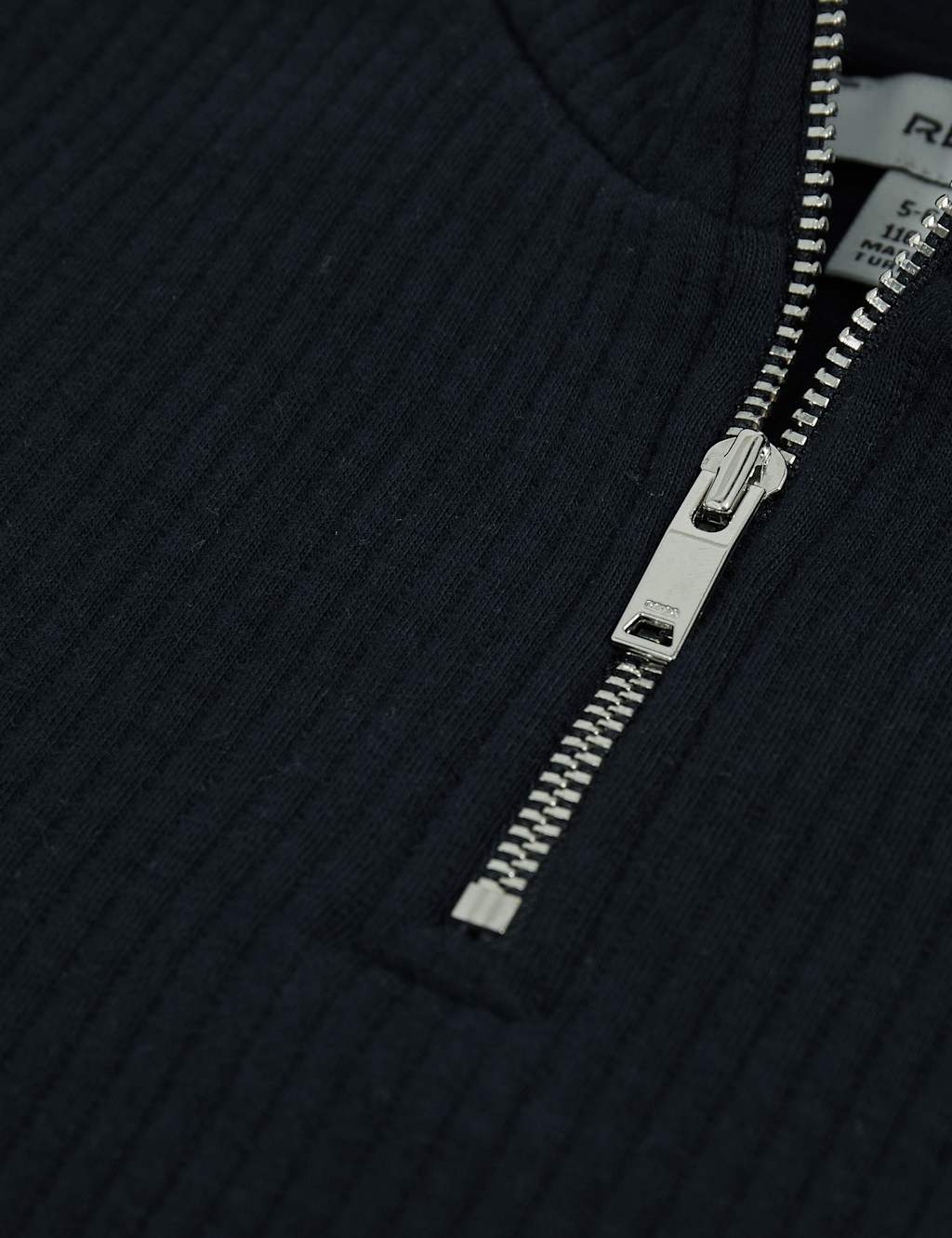 Cotton Rich Half Zip Sweatshirt (3-14 Yrs) 4 of 4