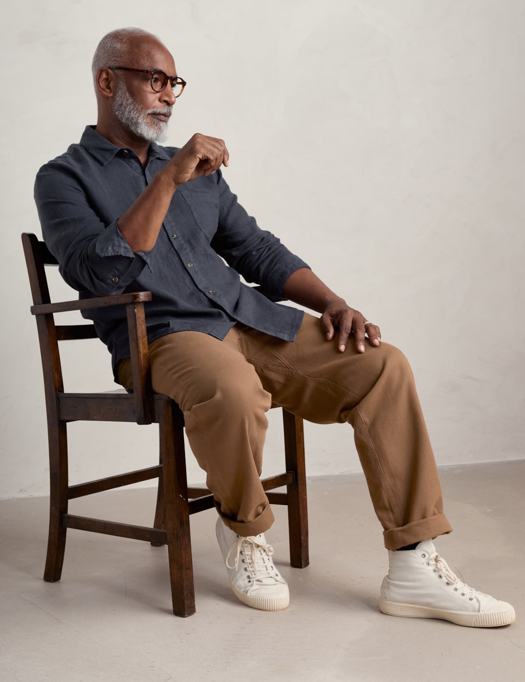 Pure Linen Flannel Shirt 4 of 5