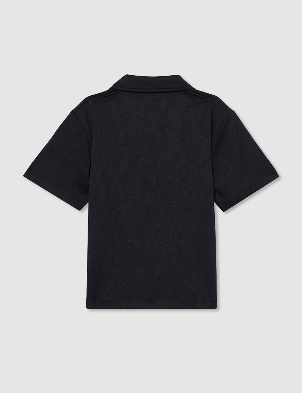 Wave Textured Cuban Collar Shirt (3-14 Yrs) 4 of 5