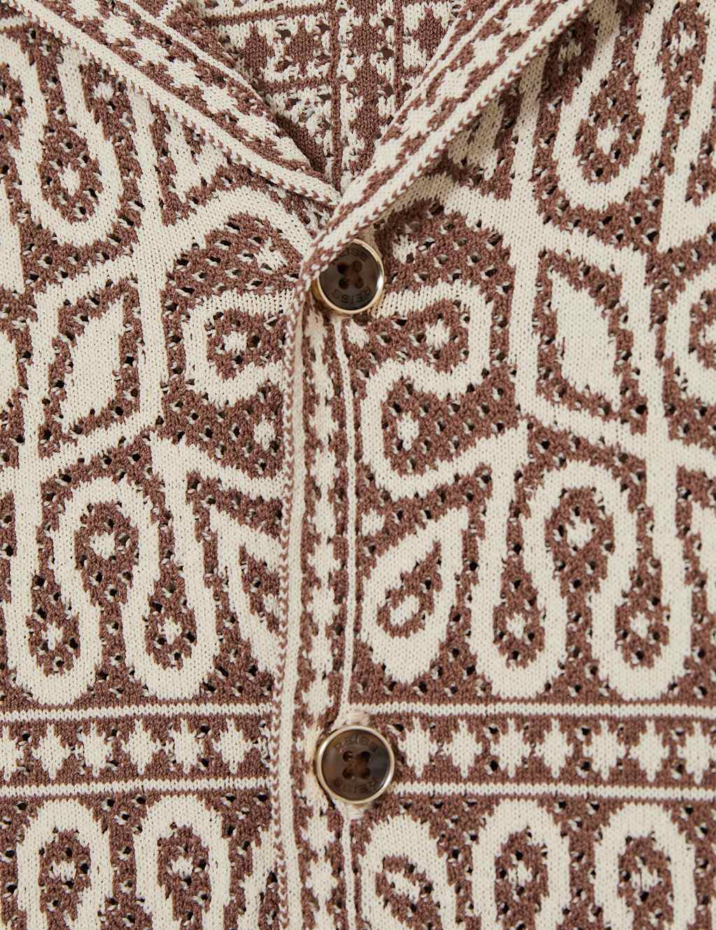 Patterned Knitted Cuban Shirt (3-14 Yrs) 4 of 4