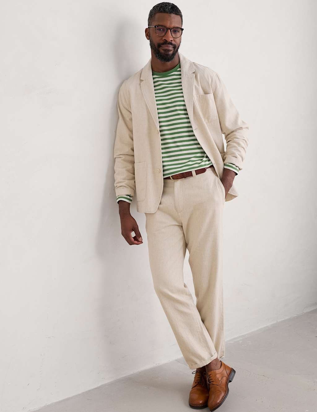 Cotton and Linen Blend Blazer 3 of 4