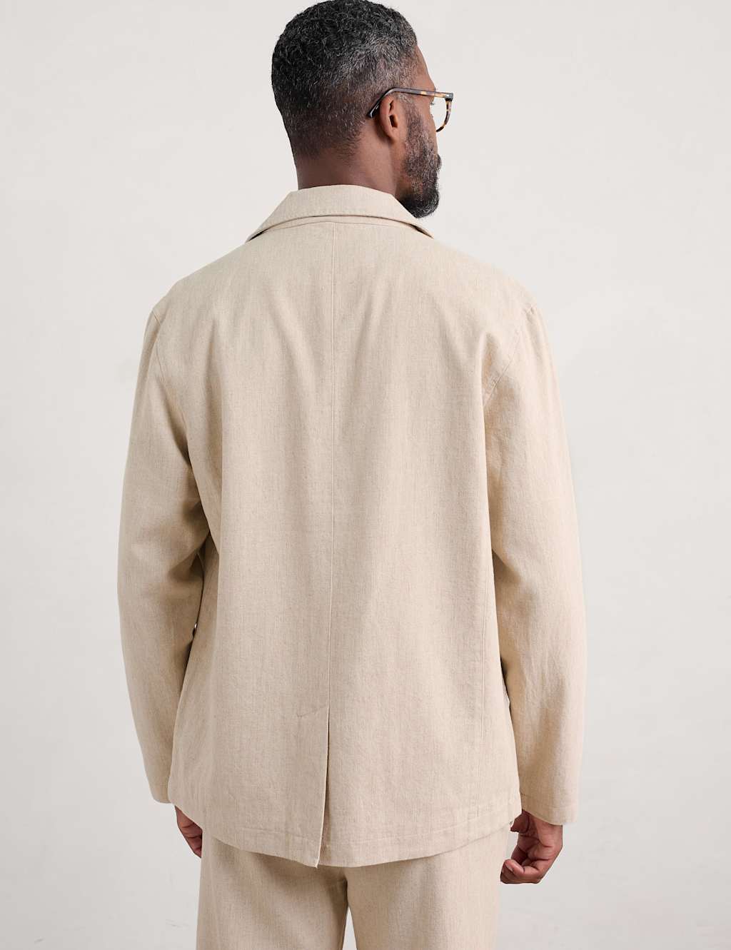 Cotton and Linen Blend Blazer 4 of 4