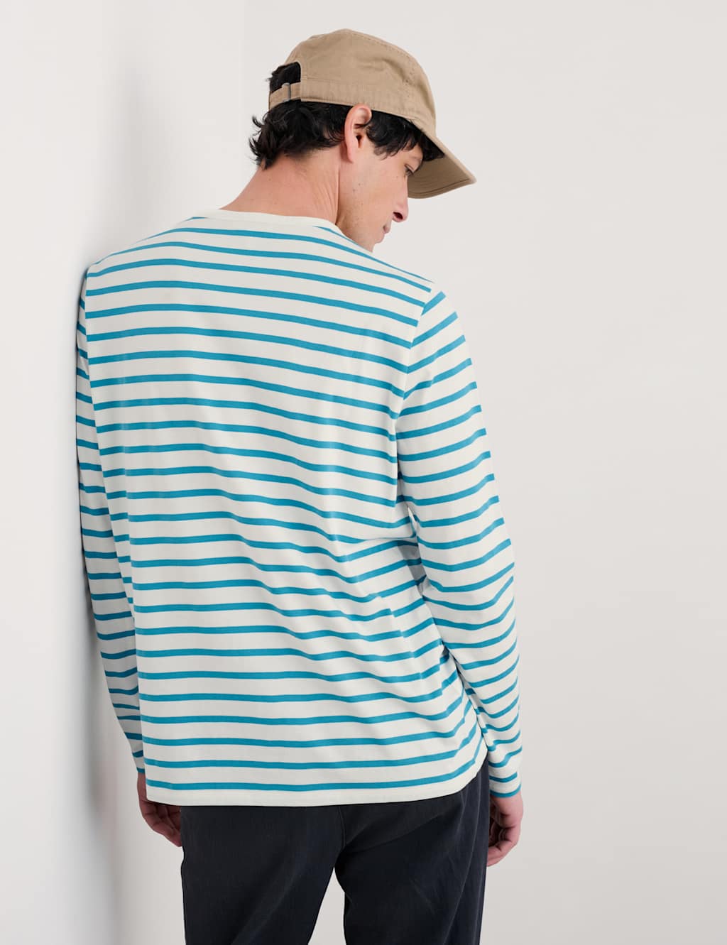 Pure Cotton Striped Long Sleeve T-Shirt 3 of 4