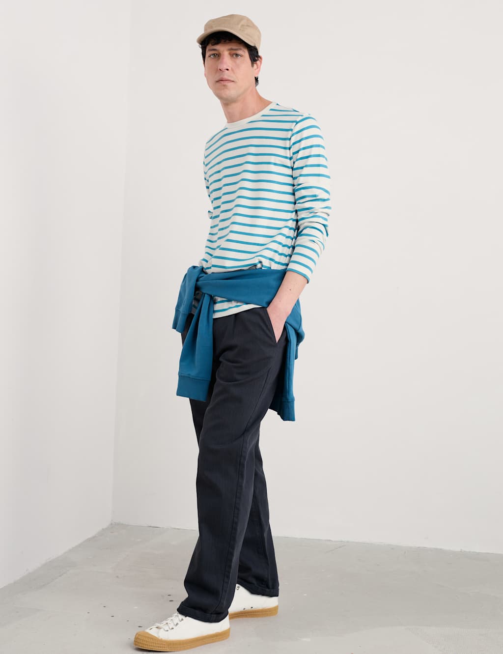 Pure Cotton Striped Long Sleeve T-Shirt 4 of 4