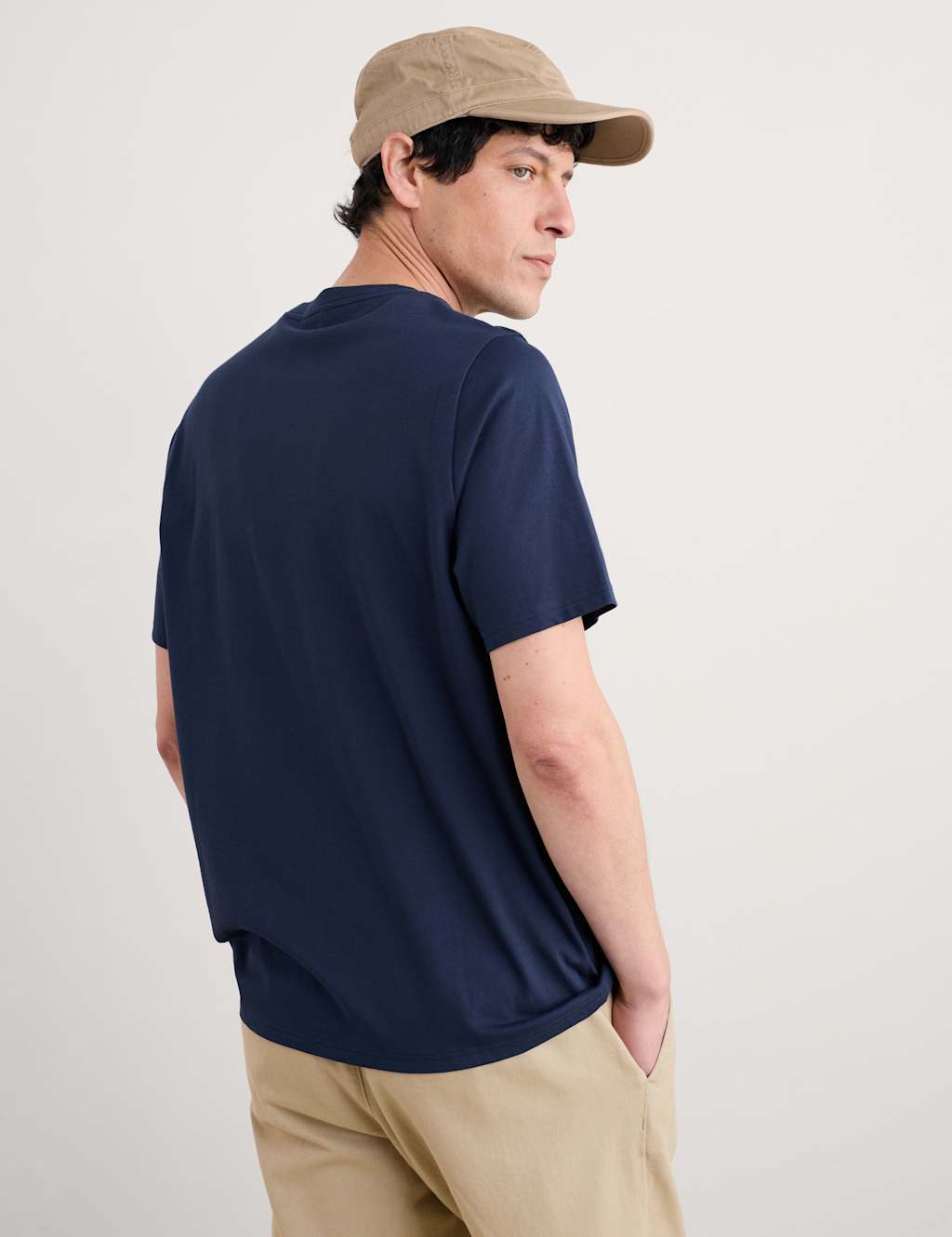 Pure Cotton Printed Crew Neck T-Shirt 3 of 4