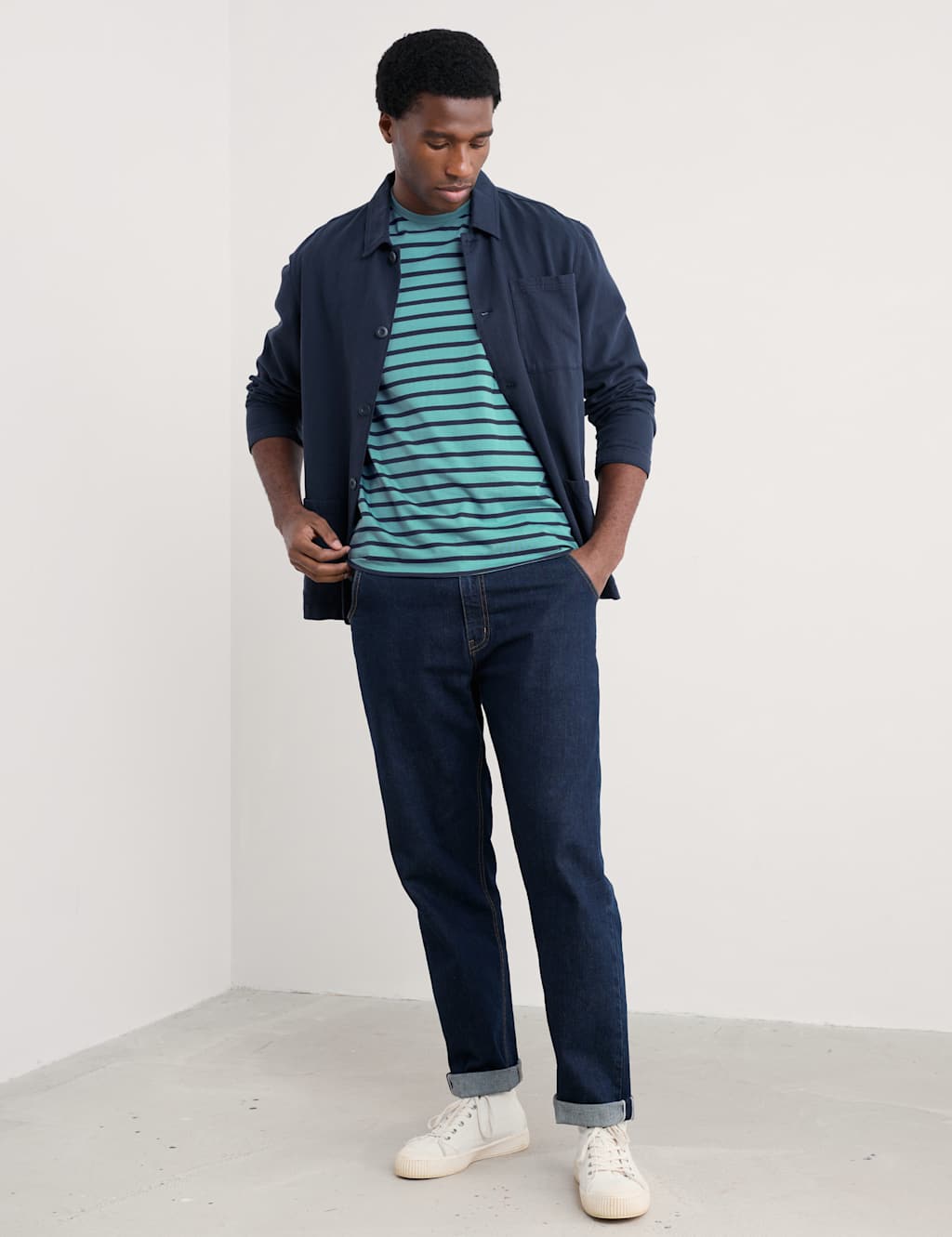 Pure Cotton Striped T-Shirt 4 of 4