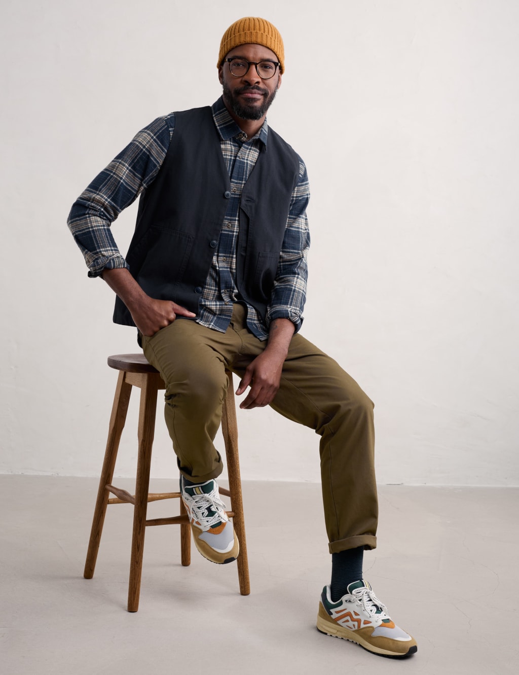 Pure Cotton Checked Flannel Shirt 3 of 4