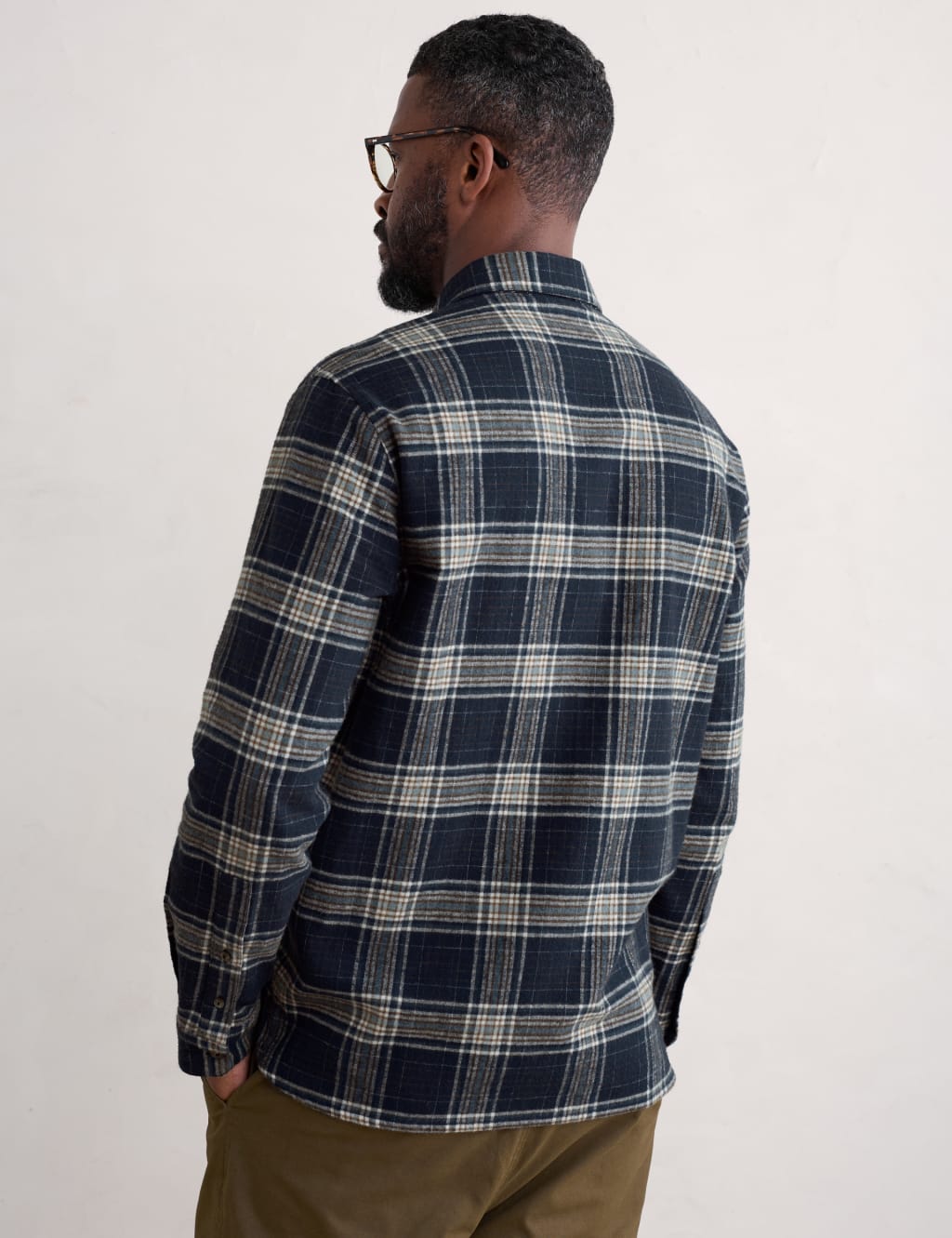 Pure Cotton Checked Flannel Shirt 4 of 4