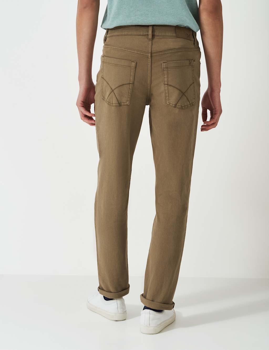 Straight Fit Overdyed 5 Pocket Jeans 4 of 5