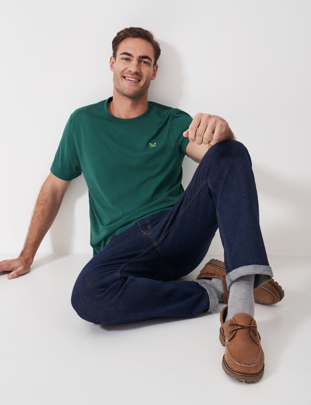 Pure Cotton Crew Neck T-Shirt 3 of 5