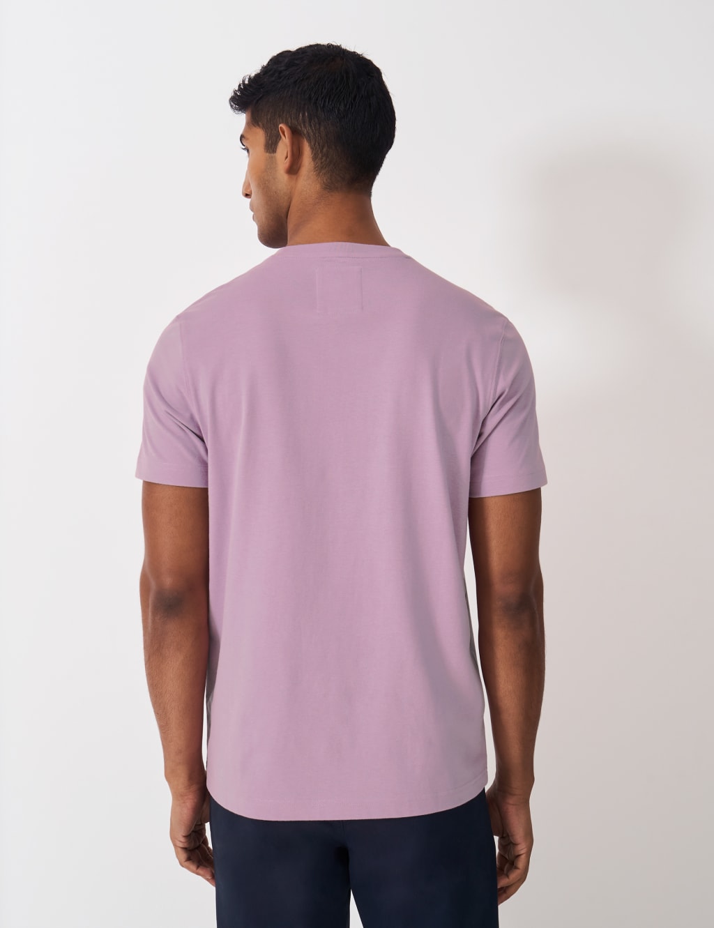 Pure Cotton Embroidered Boat Graphic T-Shirt 4 of 5