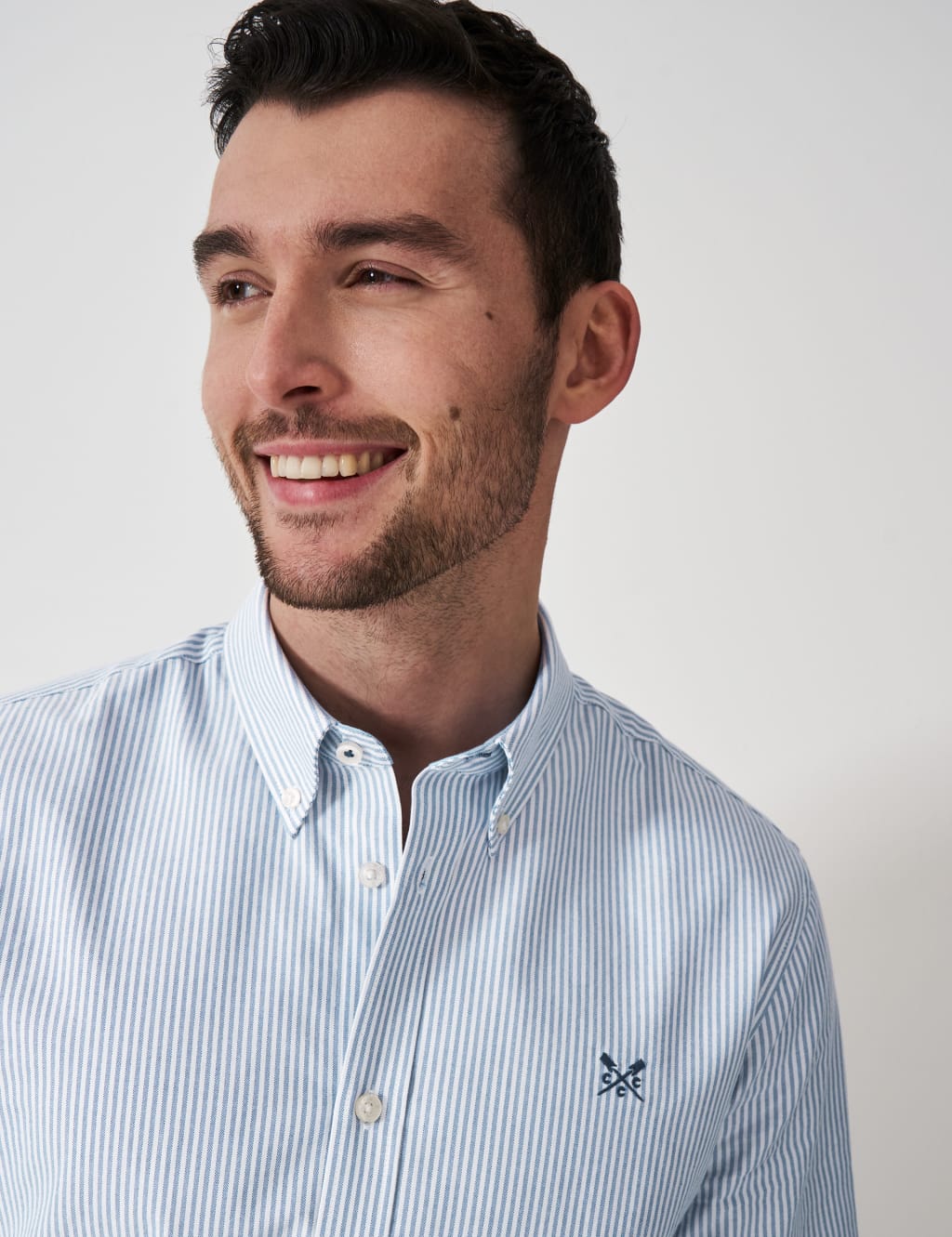 Pure Cotton Striped Oxford Shirt 5 of 5