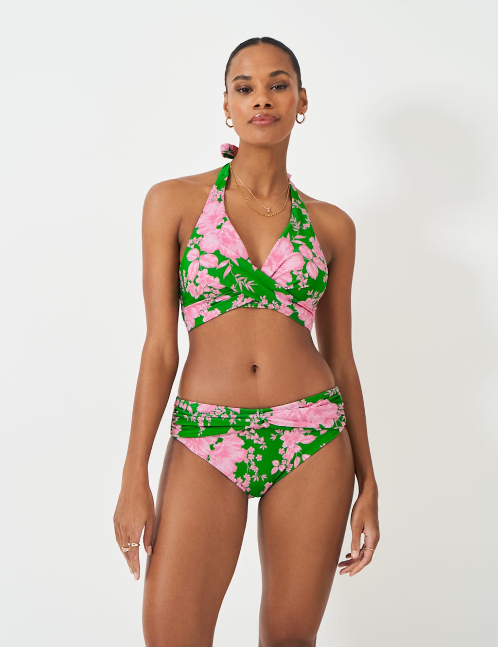 Floral Twist Detail Bikini Bottoms 3 of 5