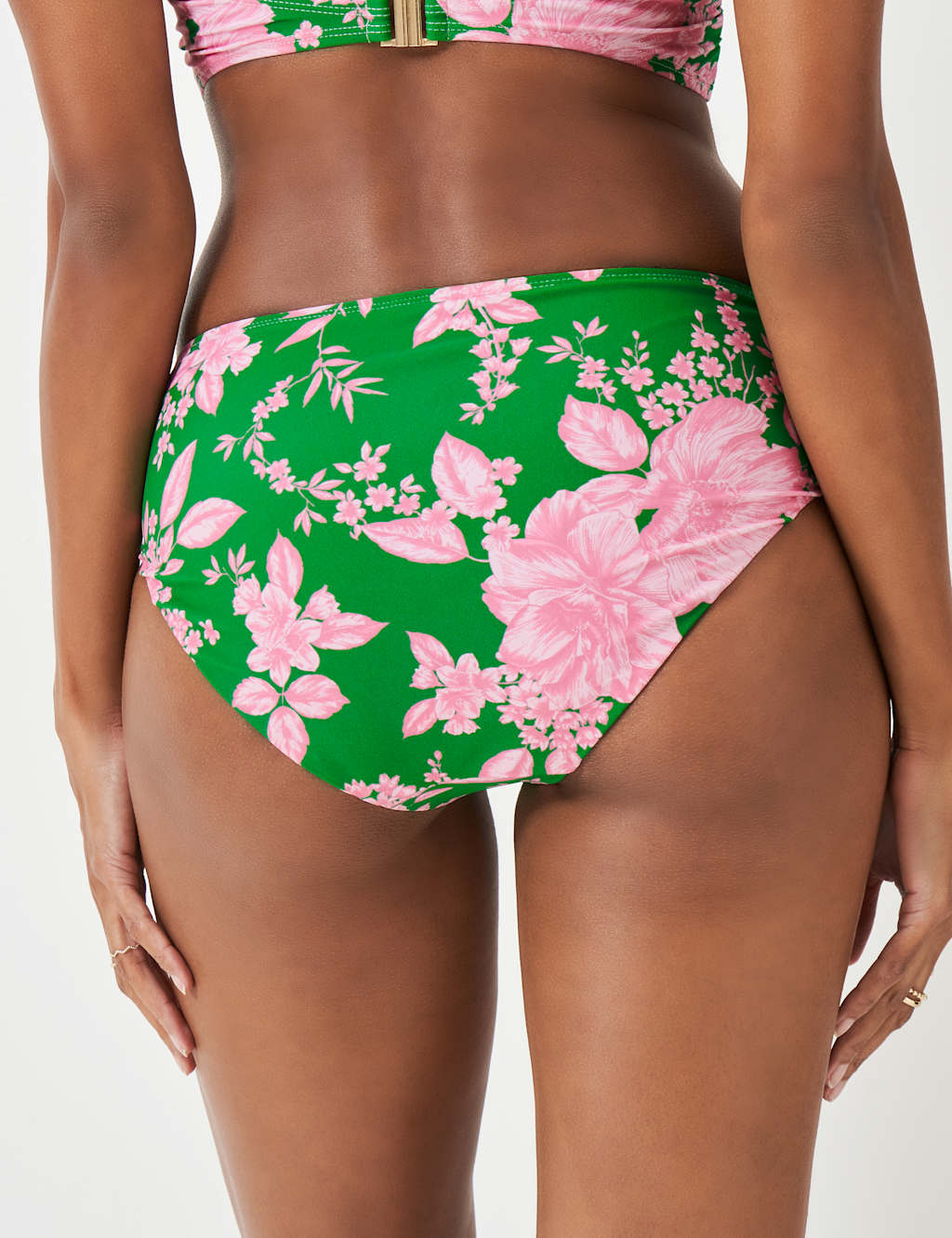 Floral Twist Detail Bikini Bottoms 4 of 5