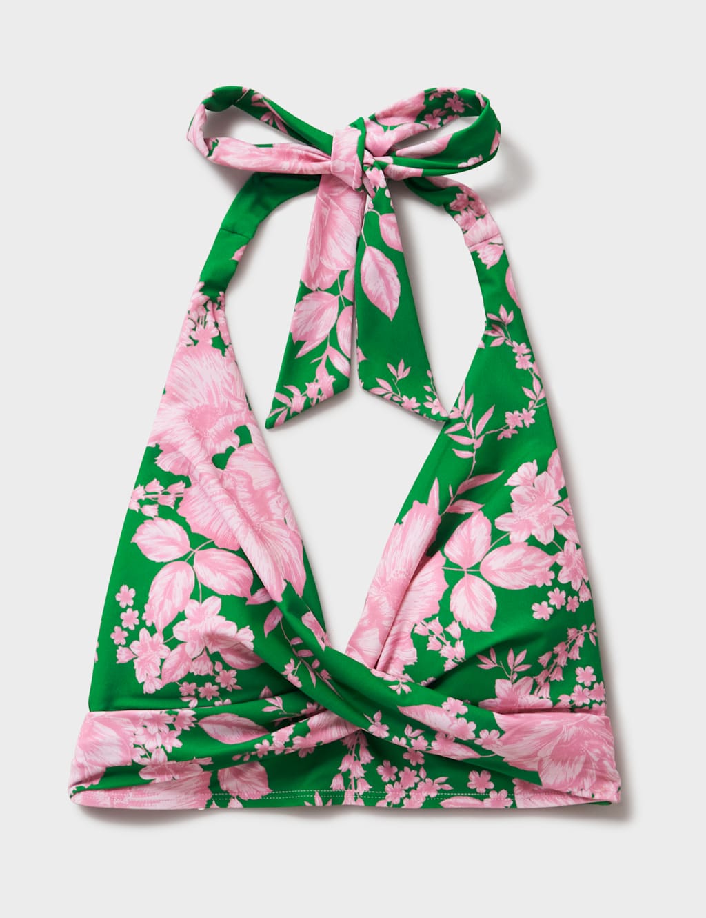 Floral Padded Halterneck Bikini Top 2 of 5