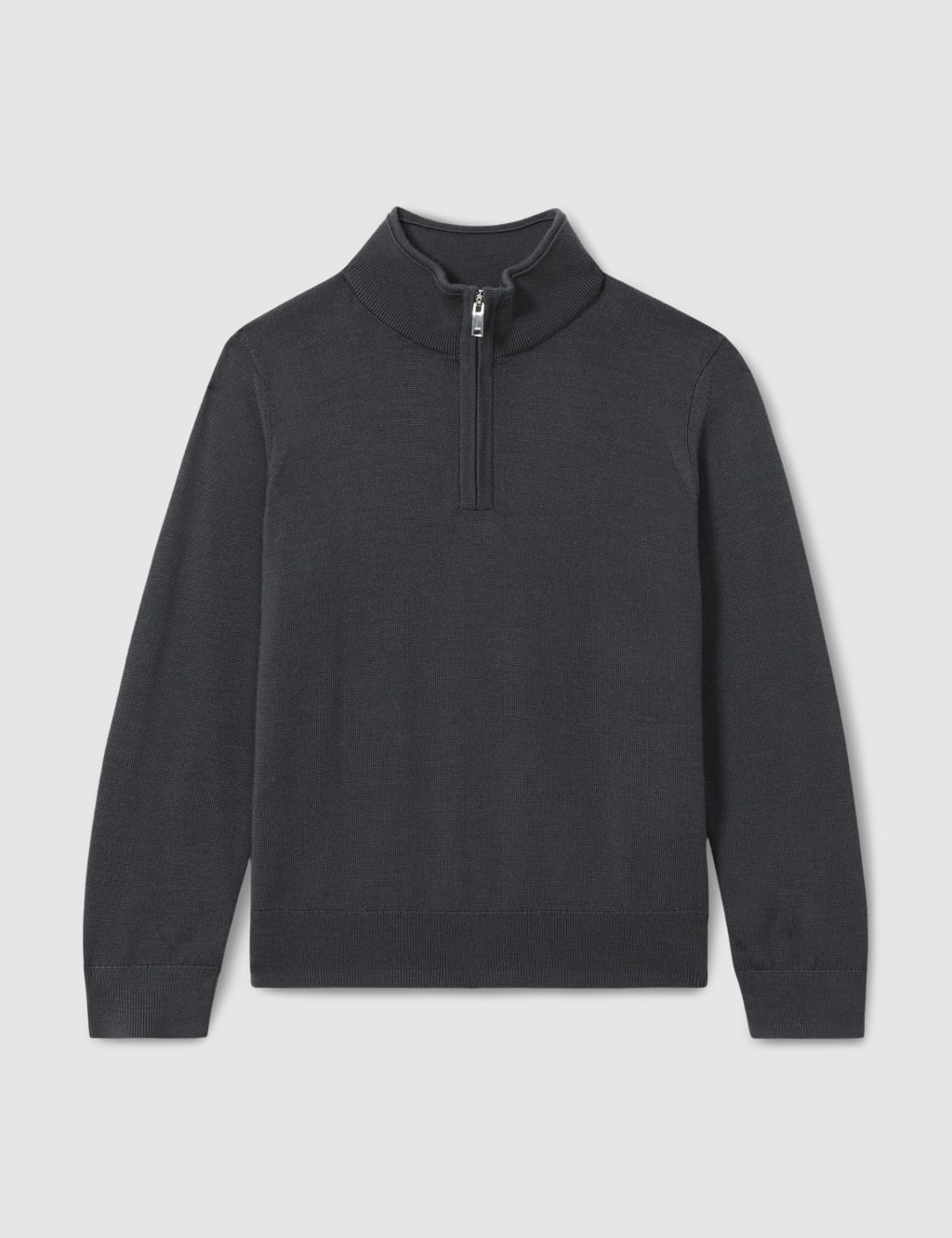 Pure Wool Half Zip Jumper (3-14 Yrs) 2 of 4
