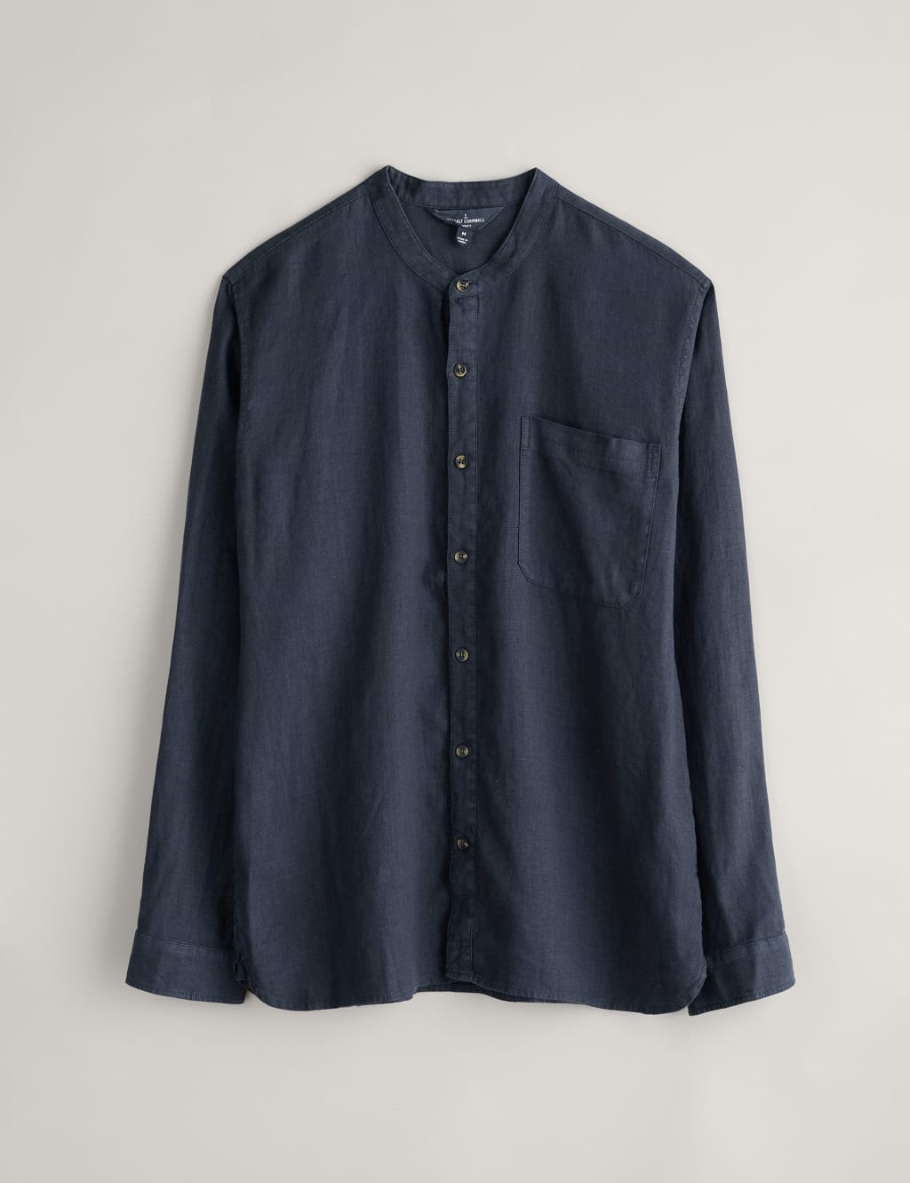 Pure Linen Grandad Collar Shirt 2 of 5