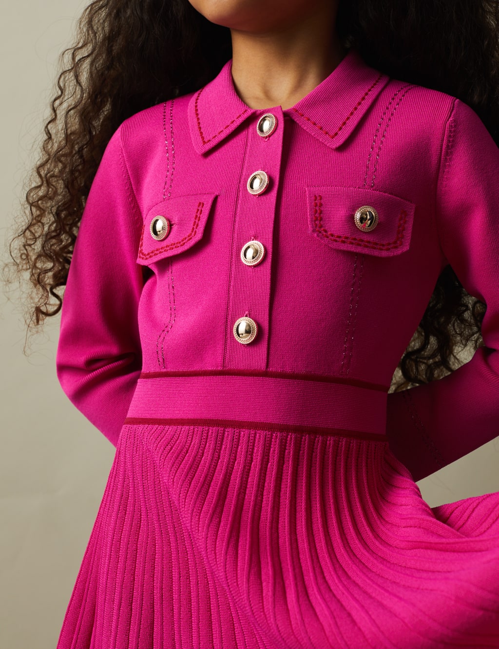 Pleated Dress (4-14 Yrs) 3 of 5