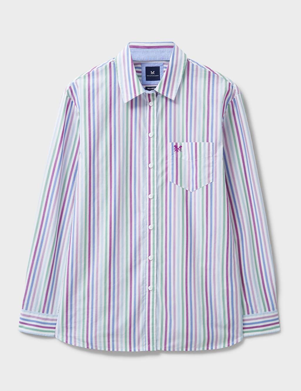 Pure Cotton Striped Button Through Shirt 2 of 5