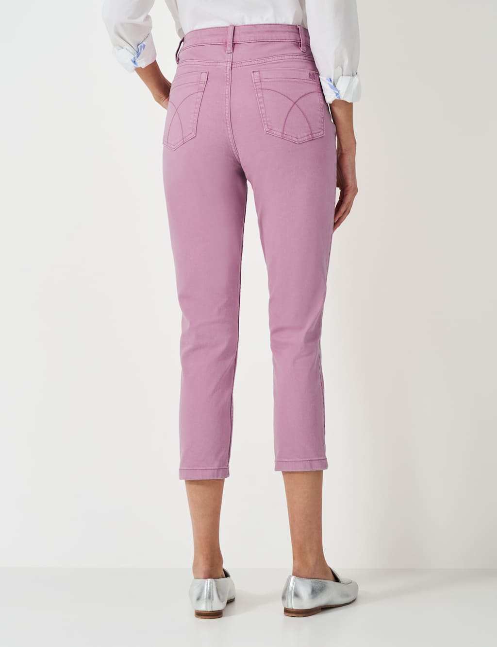 High Waisted Skinny Cropped Jeans 4 of 5