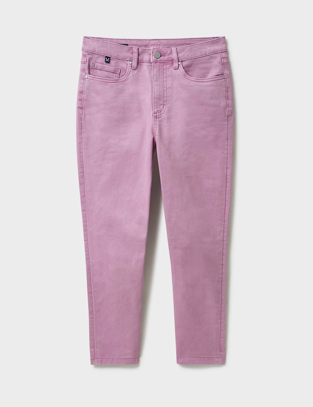 High Waisted Skinny Cropped Jeans 2 of 5