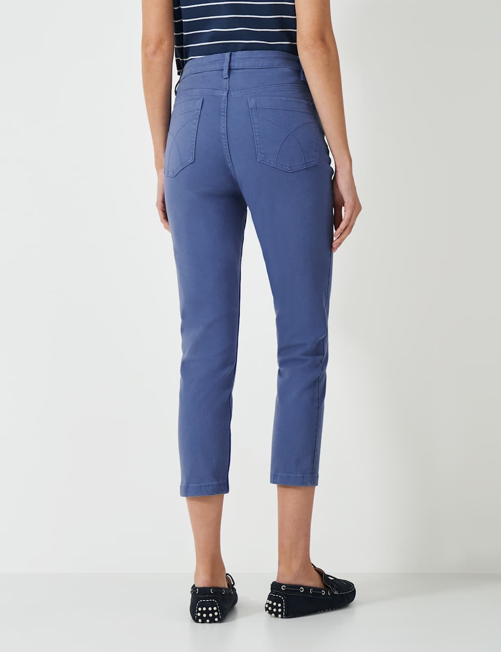 High Waisted Skinny Cropped Jeans 4 of 5