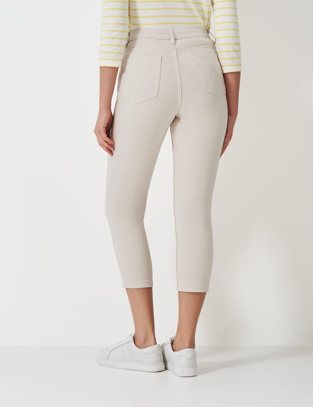 High Waisted Skinny Cropped Jeans 4 of 5