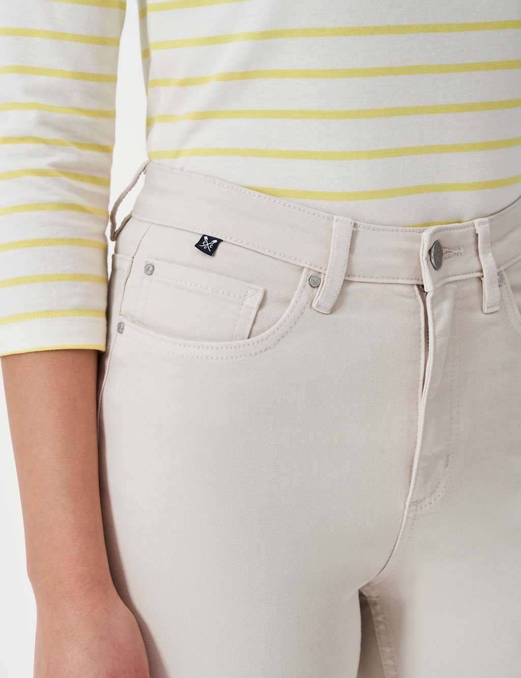 High Waisted Skinny Cropped Jeans 5 of 5