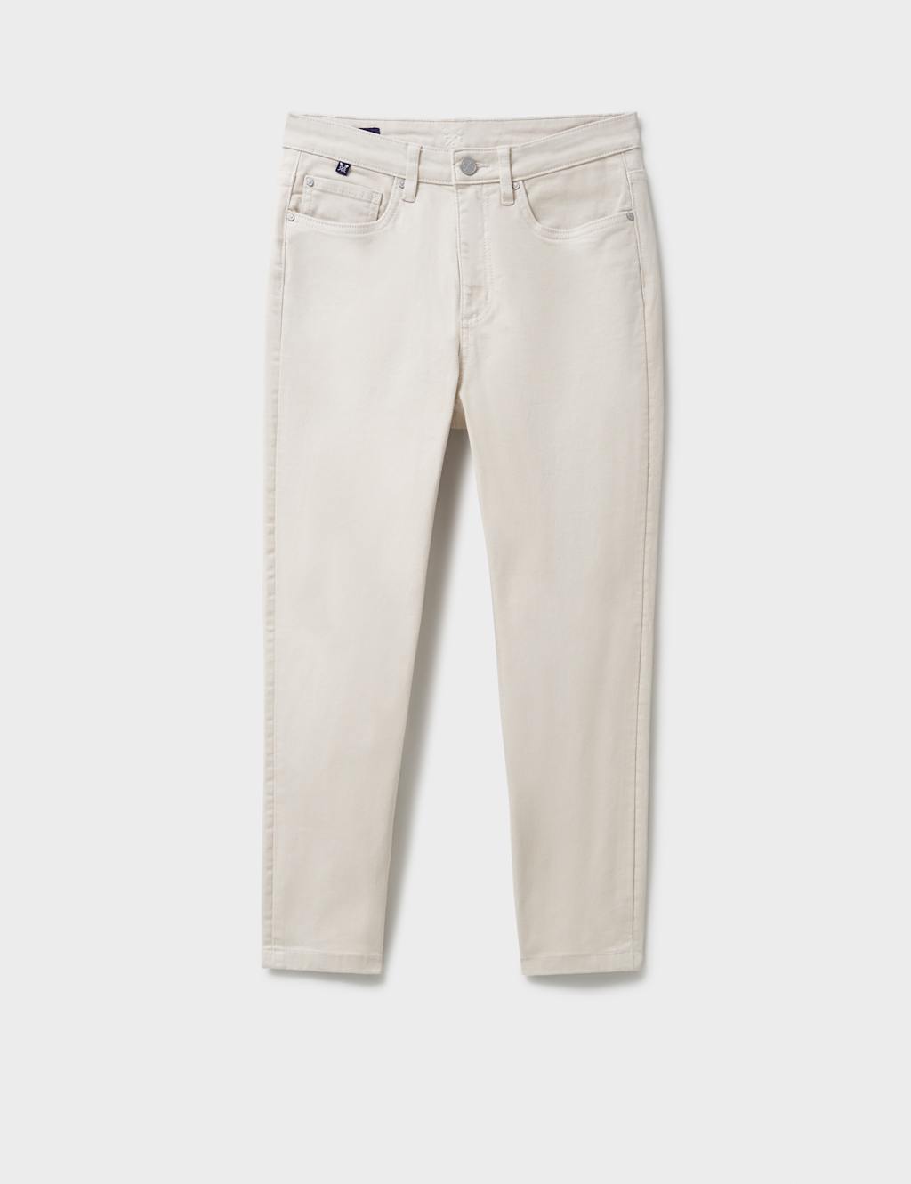 High Waisted Skinny Cropped Jeans 2 of 5