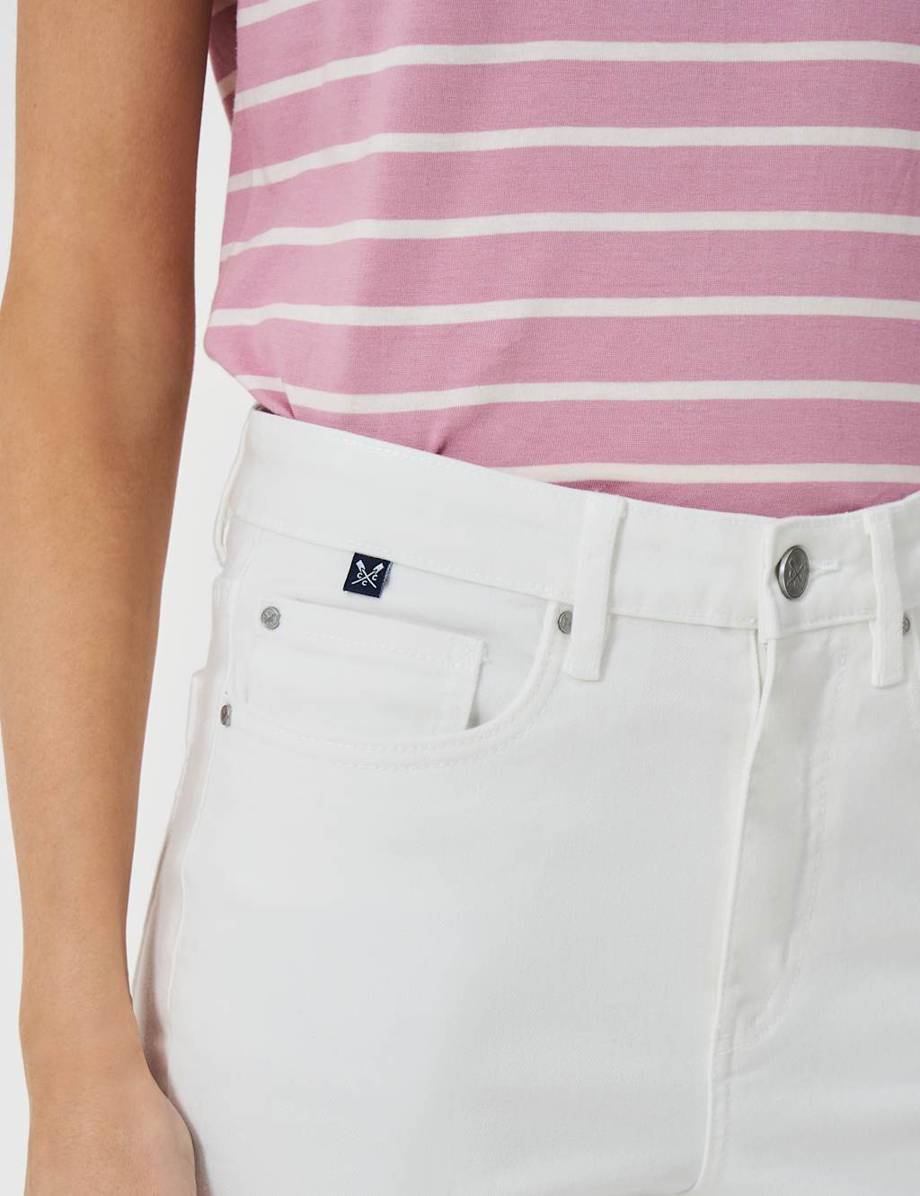 High Waisted Skinny Cropped Jeans 5 of 5