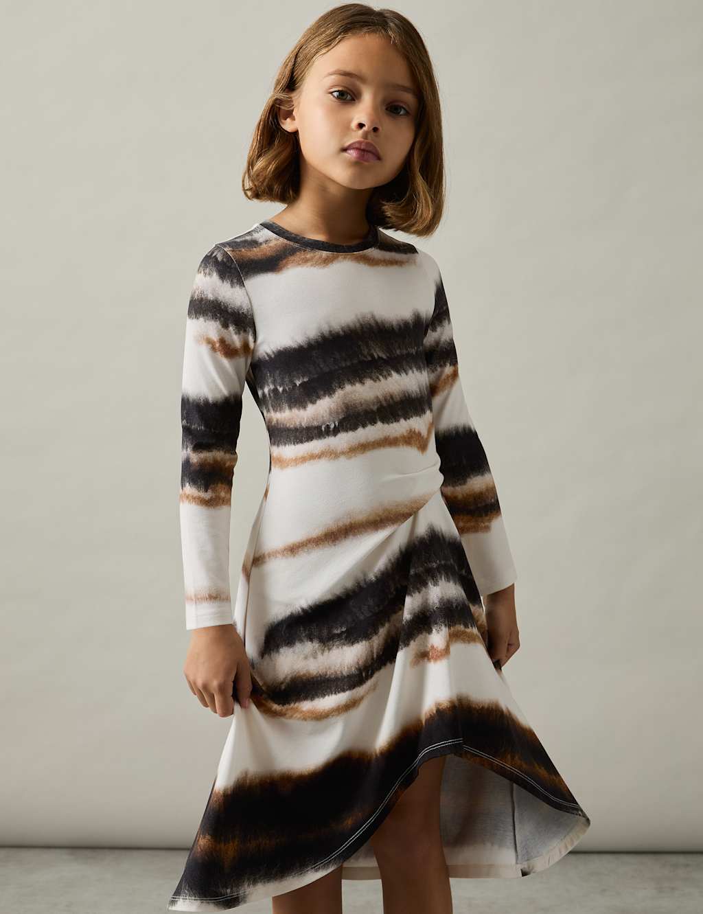 Printed Dress (4-14 Yrs) 1 of 4