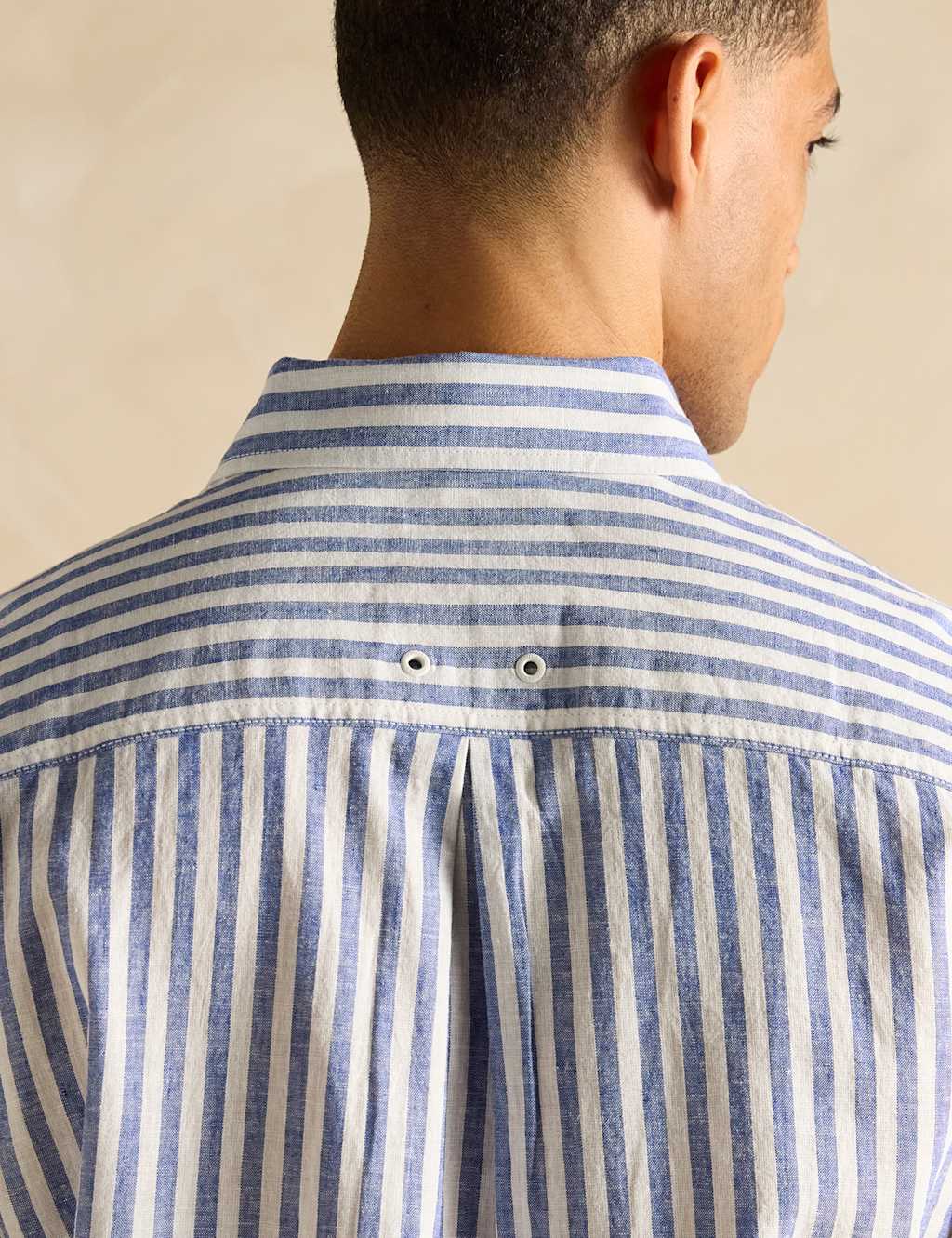 Linen Blend Striped Shirt 7 of 7