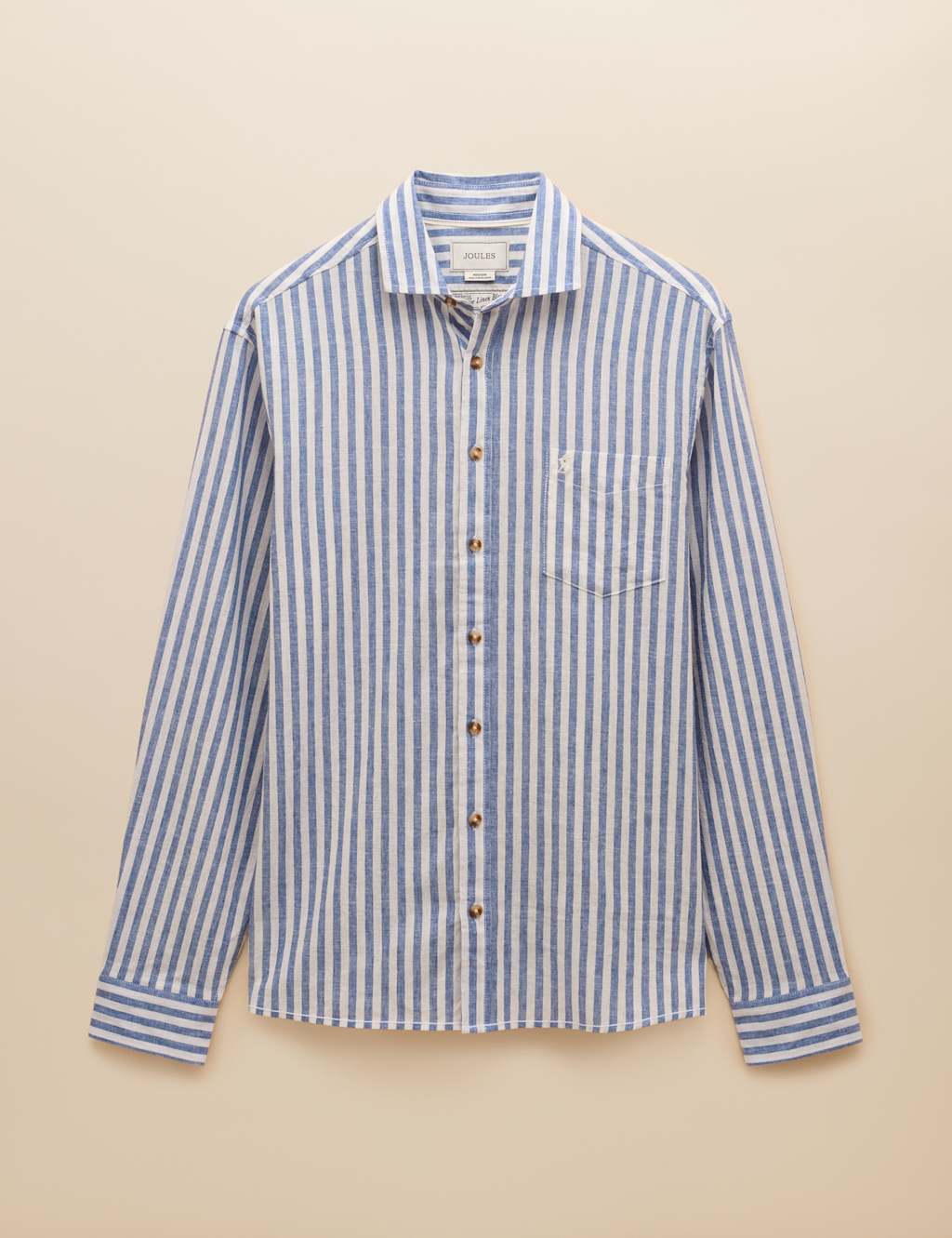 Linen Blend Striped Shirt 2 of 7