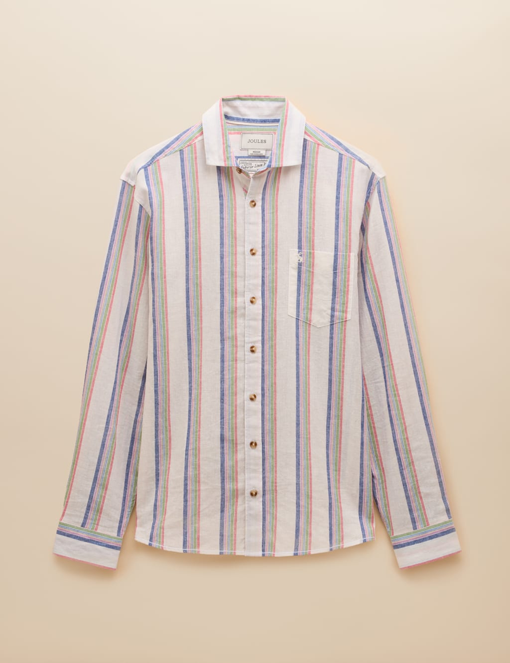 Linen Blend Striped Shirt 2 of 7